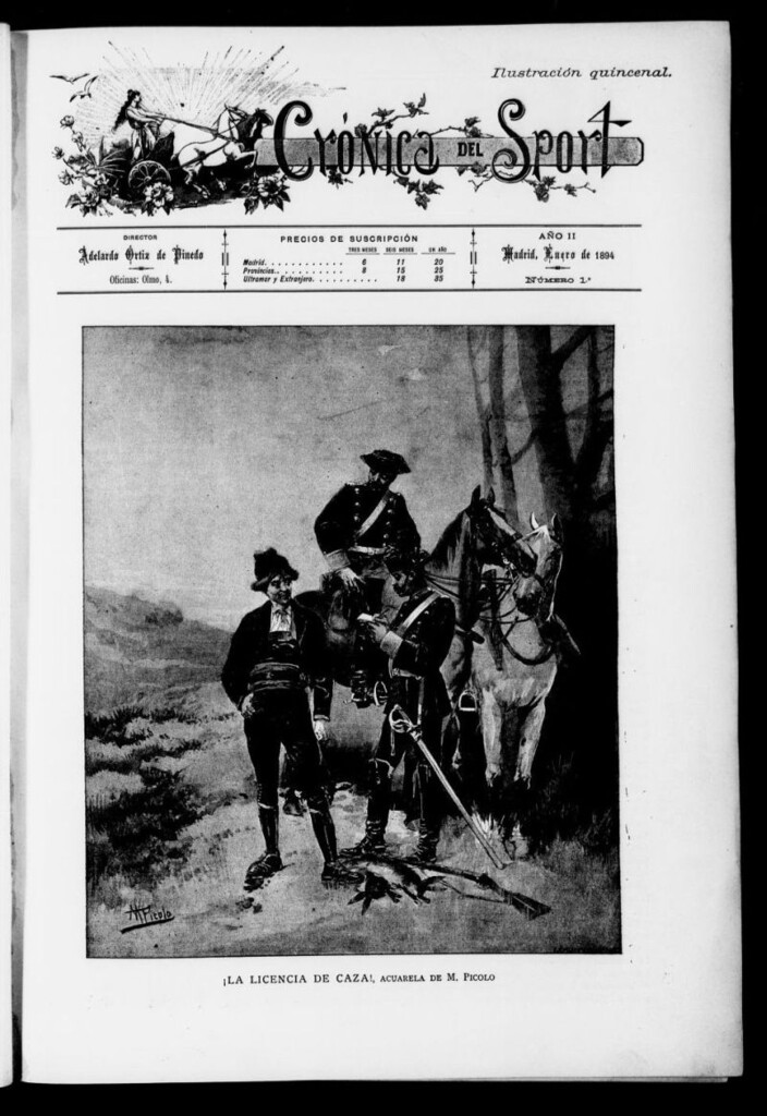 Miniatura de Crónica del Sport de la primera quincena de enero de 1894, nº 1