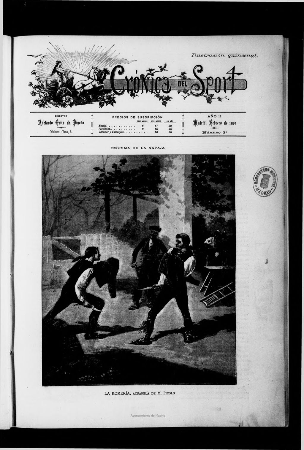 Miniatura de Crónica del Sport de la primera quincena de febrero de 1894, nº 3