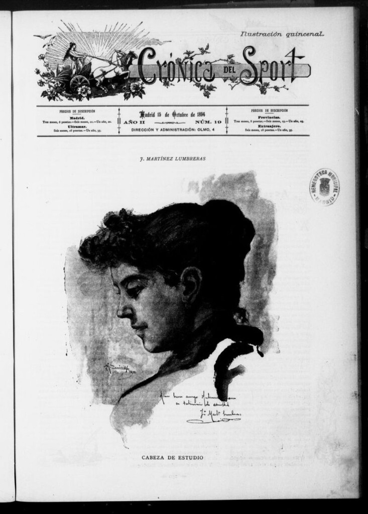 Miniatura de Crónica del Sport de la primera quincena de octubre de 1894, nº 19