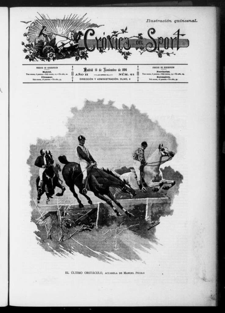Miniatura de Crónica del Sport de la primera quincena de noviembre de 1894, nº 21