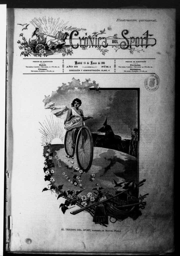 Miniatura de Crónica del Sport de la primera quincena de enero de 1895, nº 1