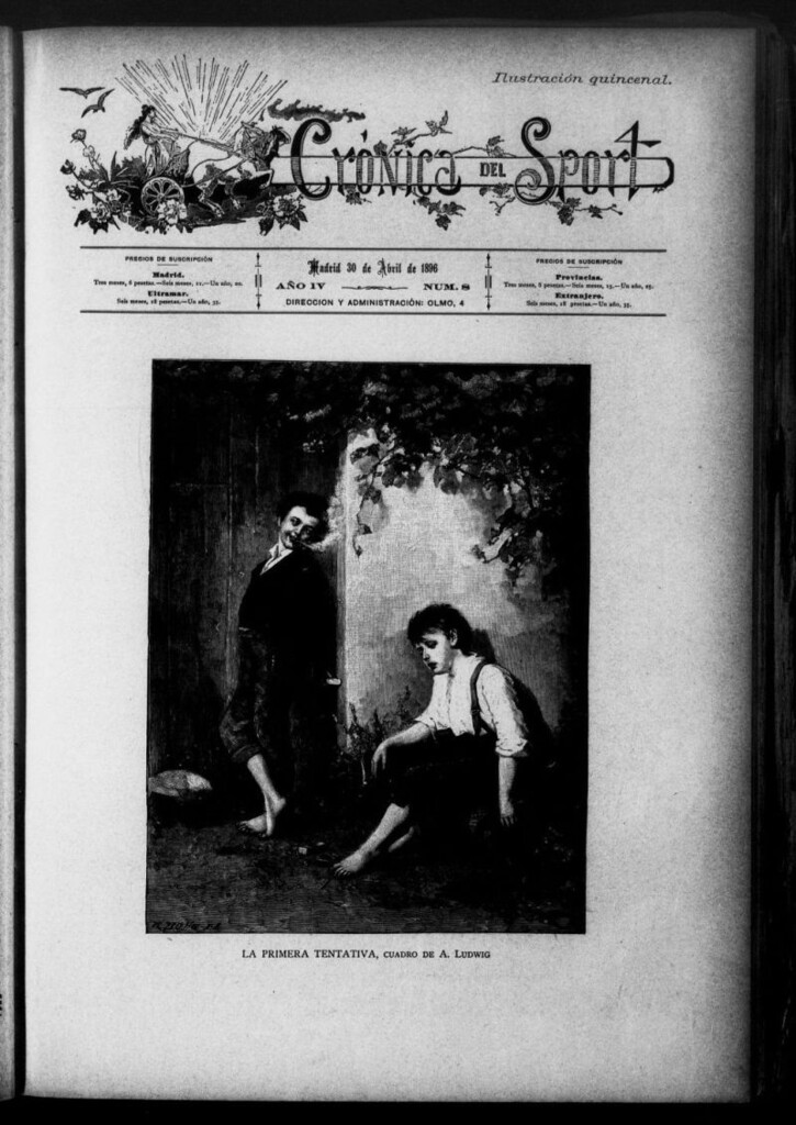 Miniatura de Crónica del Sport de la segunda quincena de abril de 1896, nº 8