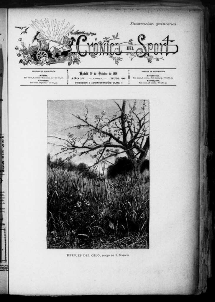 Miniatura de Crónica del Sport de la segunda quincena de octubre de 1896, nº 20
