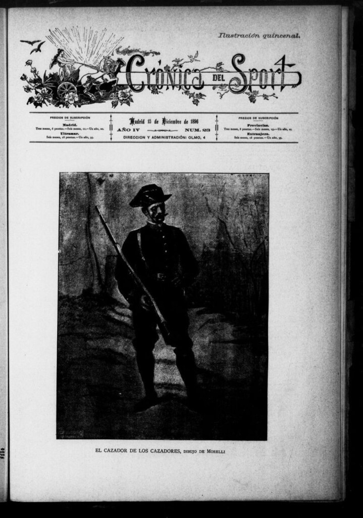 Miniatura de Crónica del Sport de la primera quincena de diciembre de 1896, nº 23