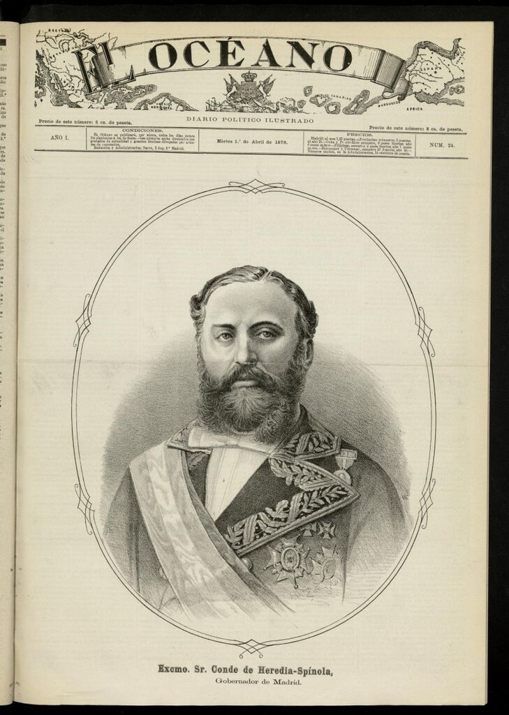 Miniatura de El Océano: periódico político ilustrado del 1 de abril de 1879, nº 24