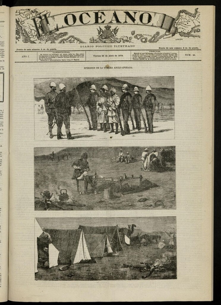 Miniatura de El Océano: periódico político ilustrado del 25 de abril de 1879, nº 44