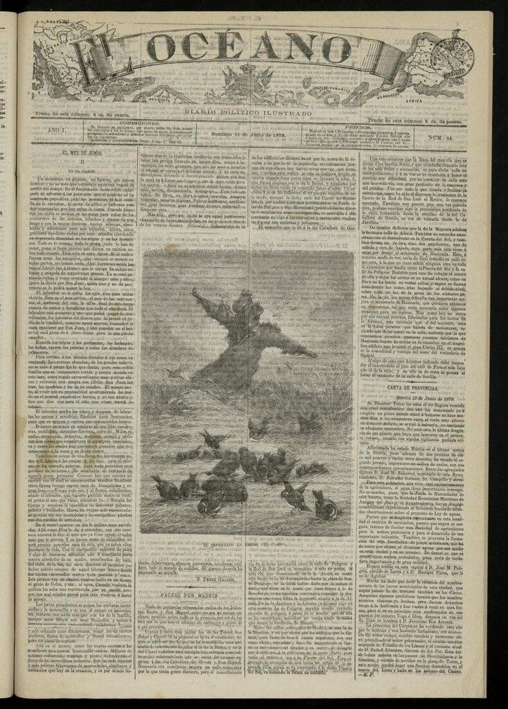 Miniatura de El Océano: periódico político ilustrado del 15 de junio de 1879, nº 84