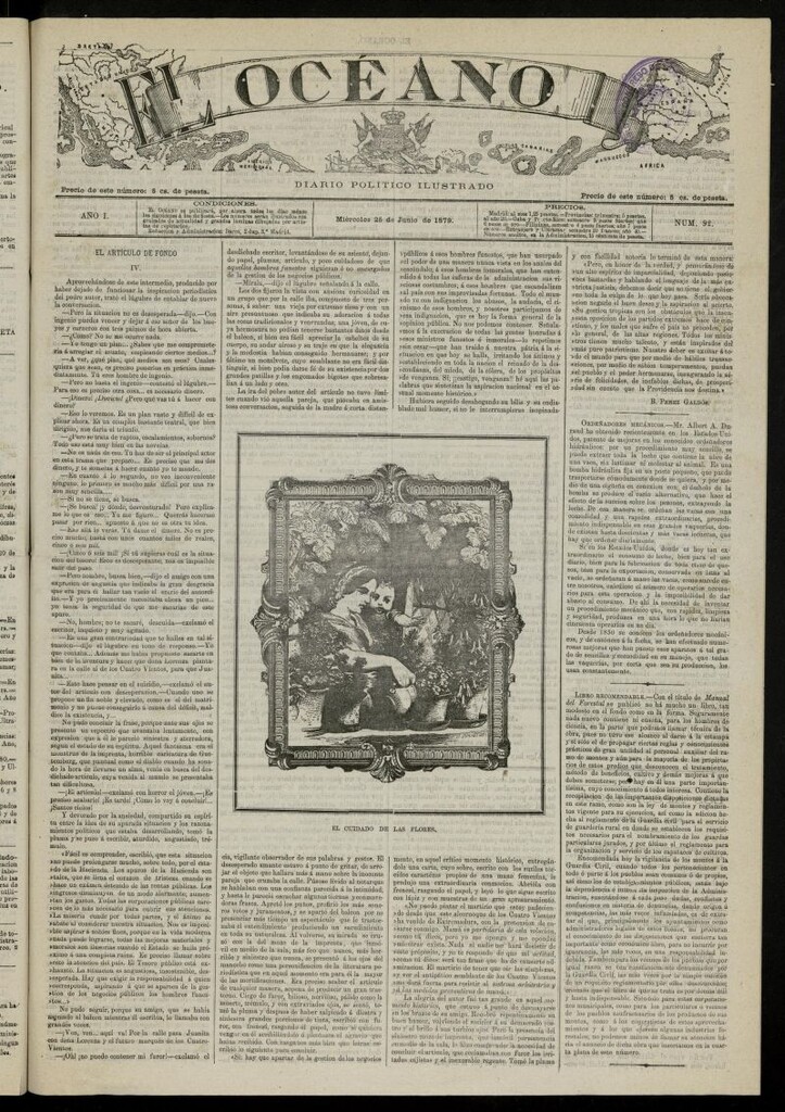 Miniatura de El Océano: periódico político ilustrado del 25 de junio de 1879, nº 92