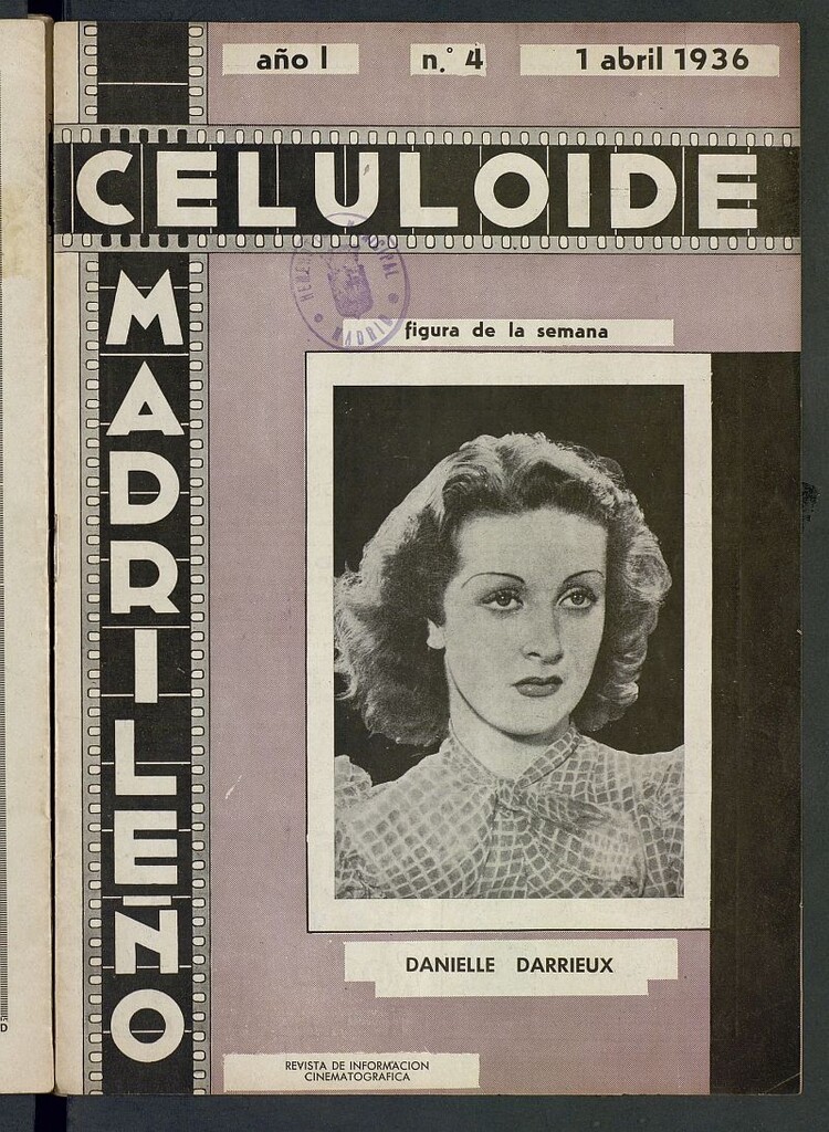 Miniatura de Celuloide Madrileño del 1 de abril de 1936, nº 4