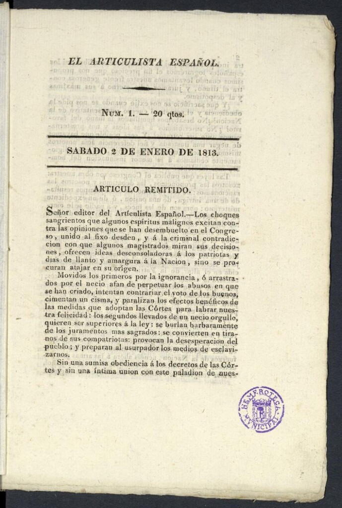 Miniatura de El Articulista Español