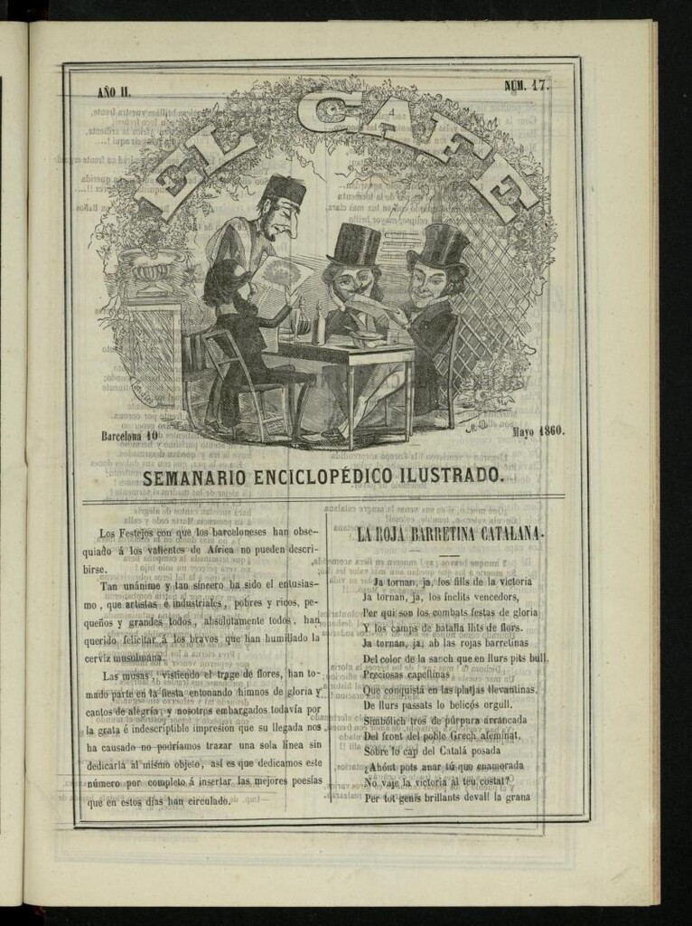 Miniatura de El Café : semanario enciclopédico ilustrado del 10 de mayo de 1860, nº 17