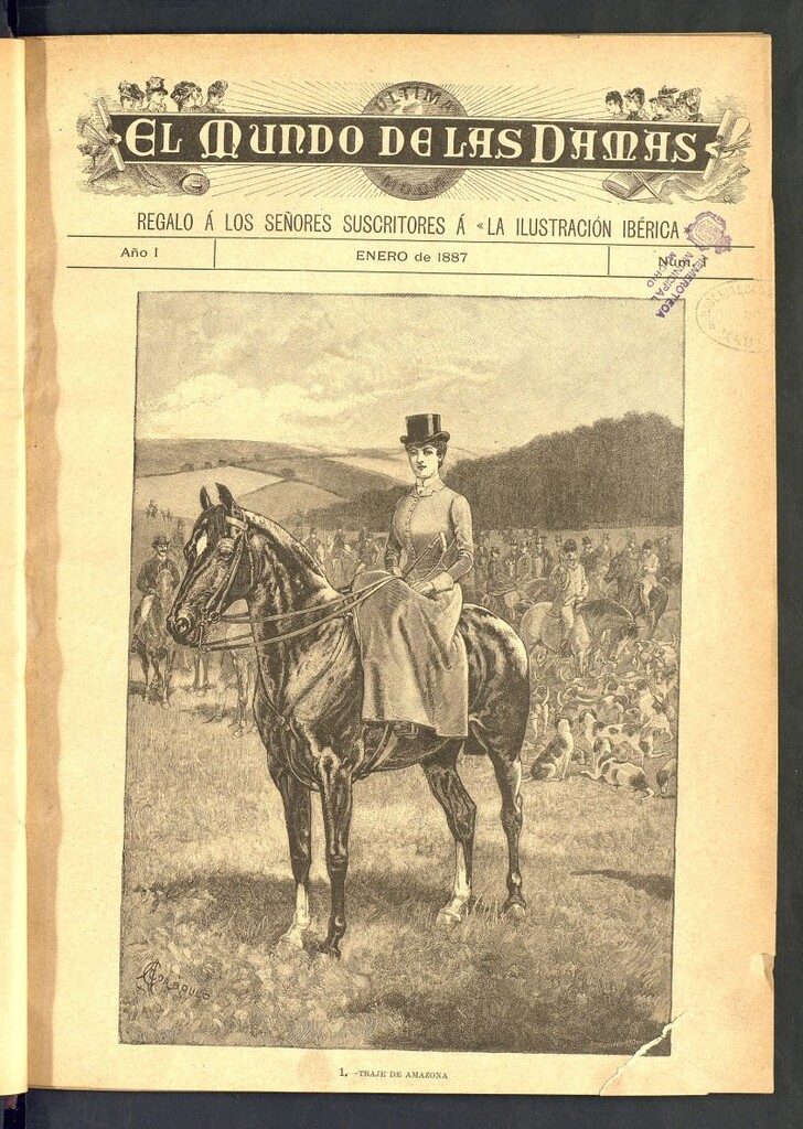Miniatura de El Mundo de las Damas de enero de 1887, nº 1