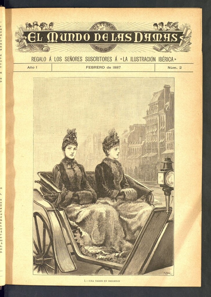 Miniatura de El Mundo de las Damas de febrero de 1887, nº 2