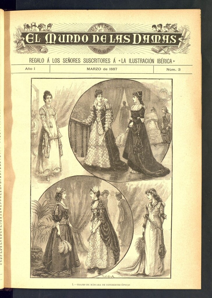 Miniatura de El Mundo de las Damas de marzo de 1887, nº 3