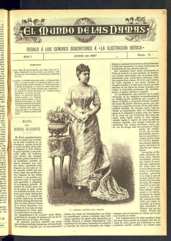 Miniatura de El Mundo de las Damas de junio de 1887, nº 6