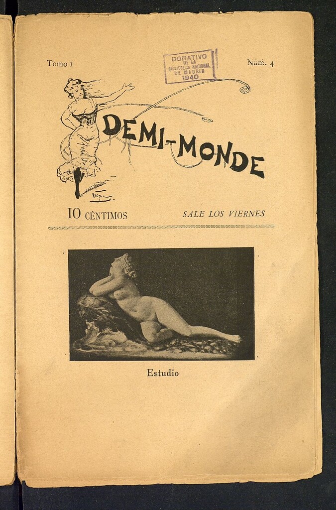 Miniatura de Demi-Monde: órgano del bello sexo : periódico semanal, festivo e ilustrado, nº 4