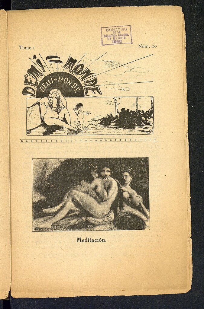 Miniatura de Demi-Monde: órgano del bello sexo : periódico semanal, festivo e ilustrado, nº 10