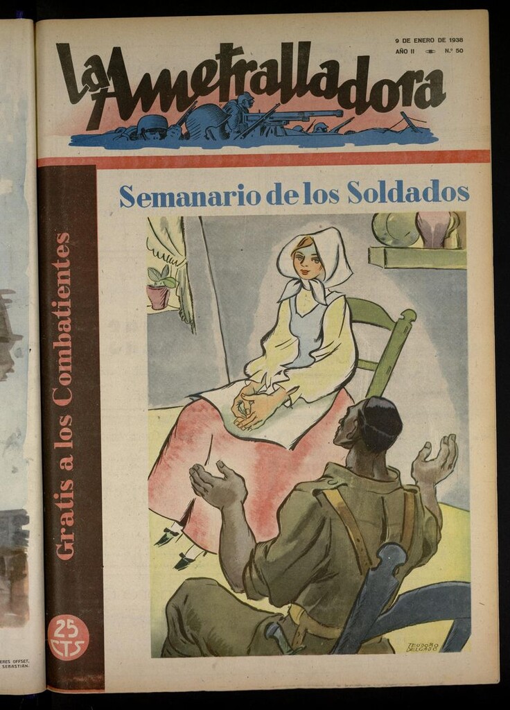 Miniatura de La Ametralladora (Salamanca) del 9 de enero de 1938, nº 50