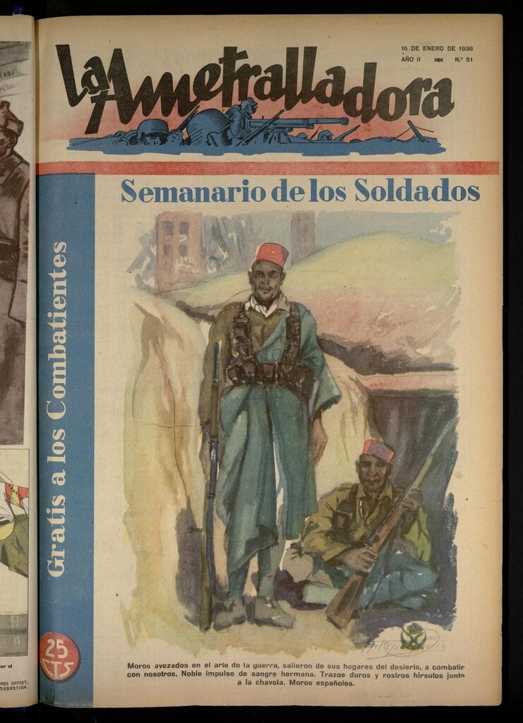 Miniatura de La Ametralladora (Salamanca) del 16 de enero de 1938, nº 51