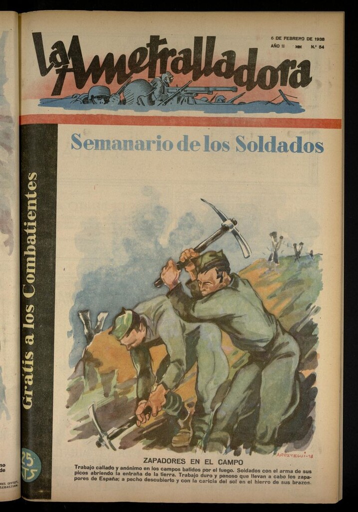 Miniatura de La Ametralladora (Salamanca) del 6 de febrero de 1938, nº 54