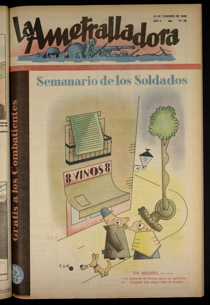 Miniatura de La Ametralladora (Salamanca) del 13 de febrero de 1938, nº 55