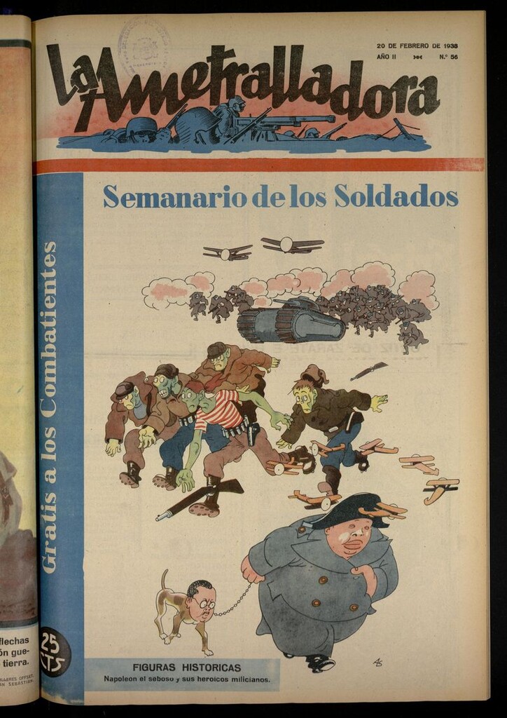 Miniatura de La Ametralladora (Salamanca) del 20 de febrero de 1938, nº 56