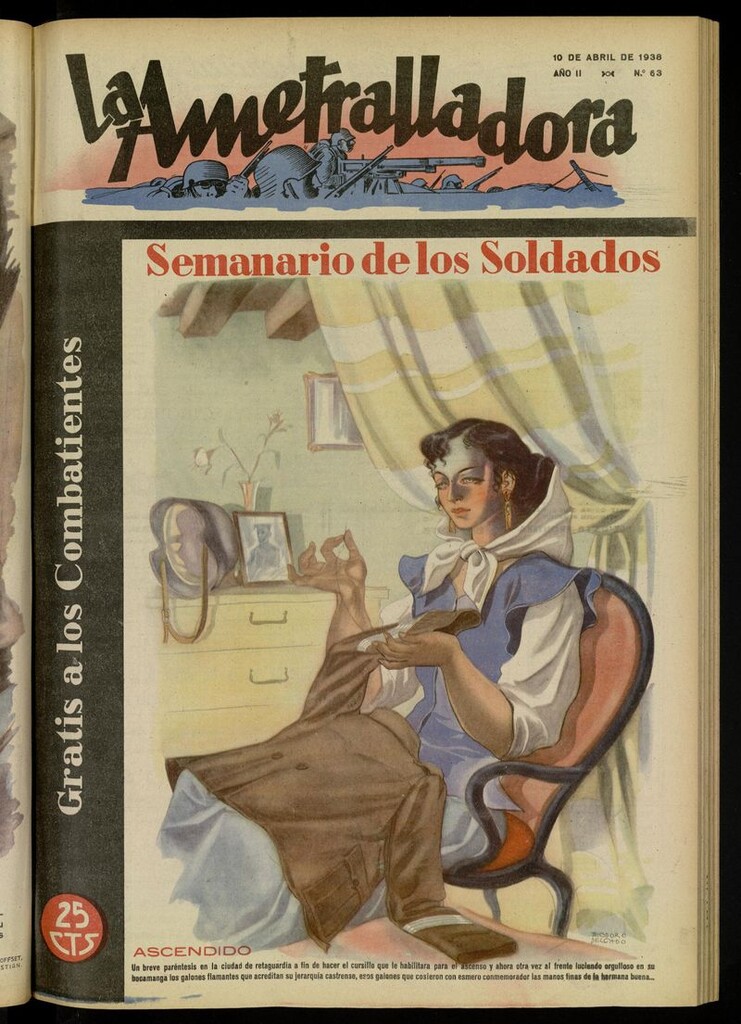 Miniatura de La Ametralladora (Salamanca) del 10 de abril de 1938, nº 63