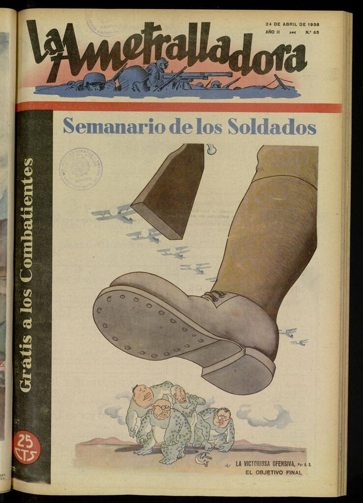 Miniatura de La Ametralladora (Salamanca) del 24 de abril de 1938, nº 65