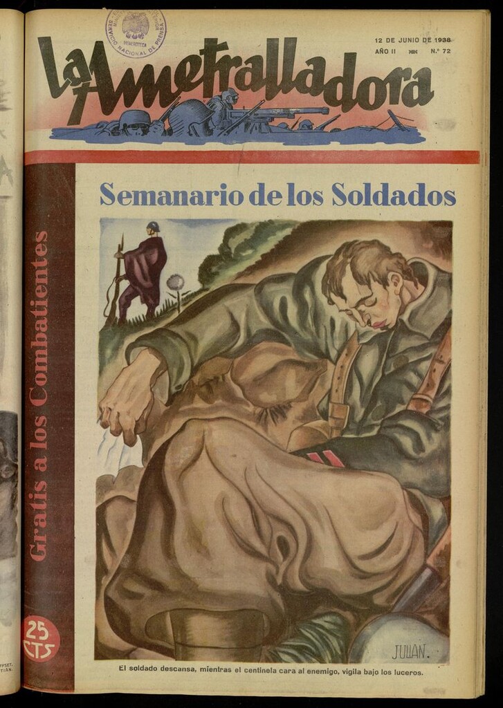 Miniatura de La Ametralladora (Salamanca) del 12 de junio de 1938, nº 72