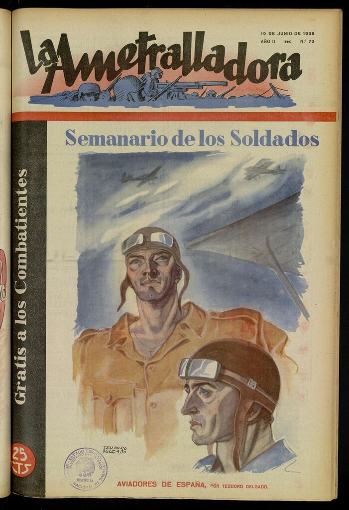 Miniatura de La Ametralladora (Salamanca) del 19 de junio de 1938, nº 73