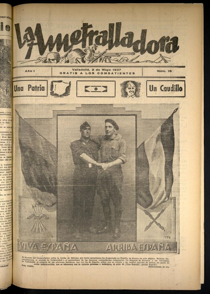 Miniatura de La Ametralladora (Salamanca) del 2 de mayo de 1937, nº 16