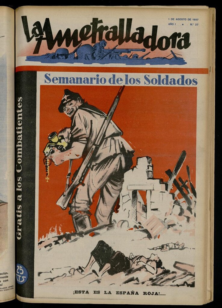 Miniatura de La Ametralladora (Salamanca) del 1 de agosto de 1937, nº 27