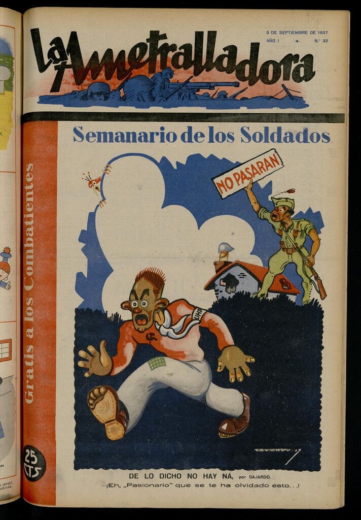 Miniatura de La Ametralladora (Salamanca) del 5 de septiembre de 1937, nº 32