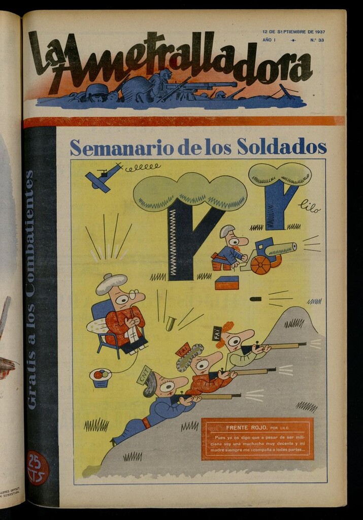 Miniatura de La Ametralladora (Salamanca) del 12 de septiembre de 1937, nº 33