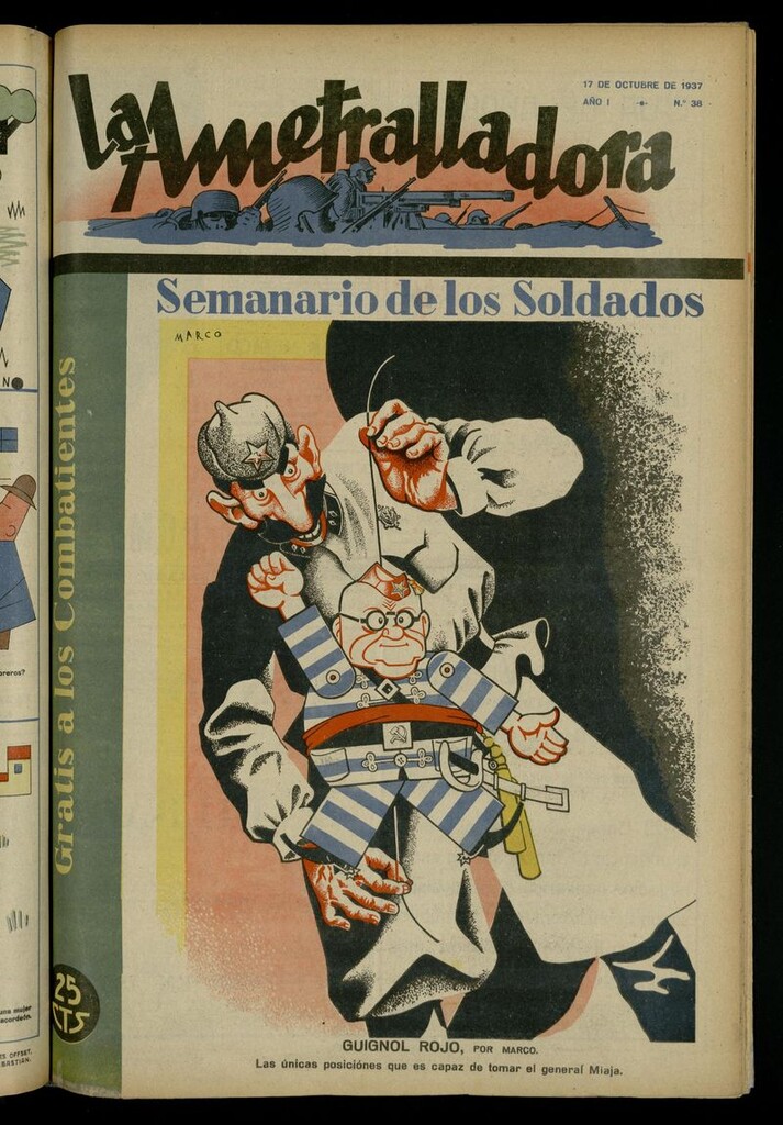 Miniatura de La Ametralladora (Salamanca) del 17 de octubre de 1937, nº 38