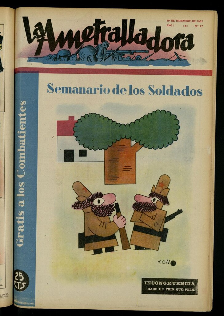 Miniatura de La Ametralladora (Salamanca) del 19 de diciembre de 1937, nº 47