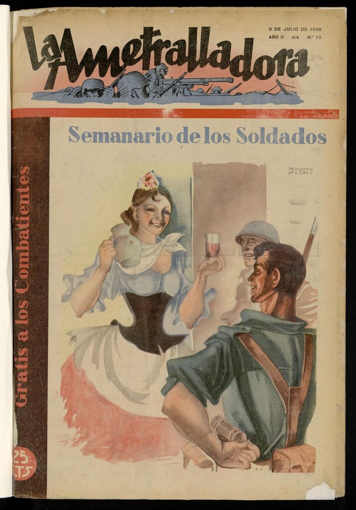 Miniatura de La Ametralladora (Salamanca) del 3 de julio de 1938, nº 75