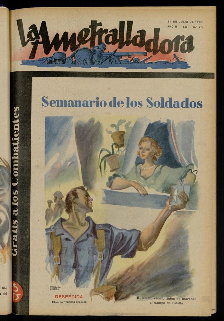 Miniatura de La Ametralladora (Salamanca) del 24 de julio de 1938, nº 78