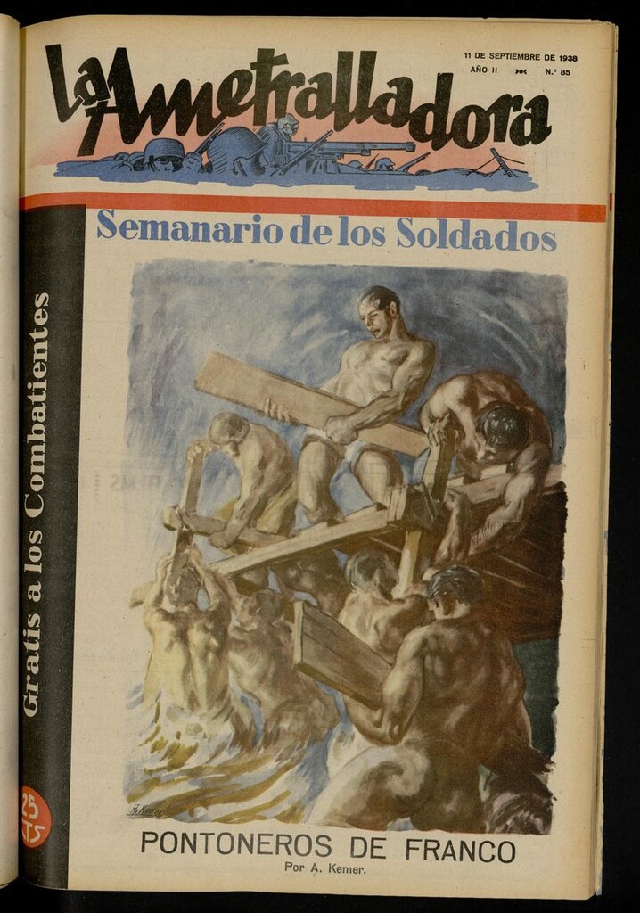 Miniatura de La Ametralladora (Salamanca) del 11 de septiembre de 1938, nº 85