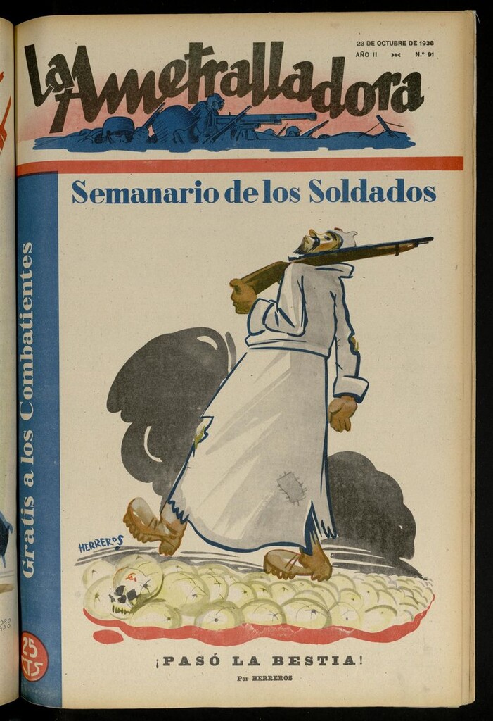 Miniatura de La Ametralladora (Salamanca) del 23 de octubre de 1938, nº 91
