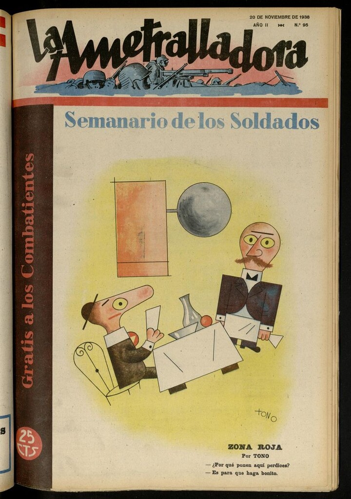 Miniatura de La Ametralladora (Salamanca) del 20 de noviembre de 1938, nº 95