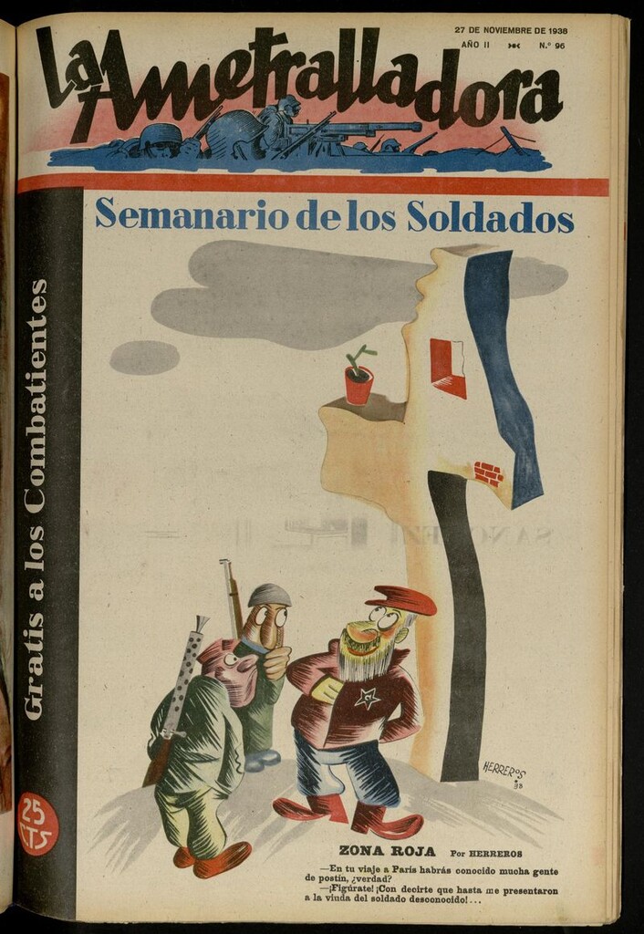 Miniatura de La Ametralladora (Salamanca) del 27 de noviembre de 1938, nº 96