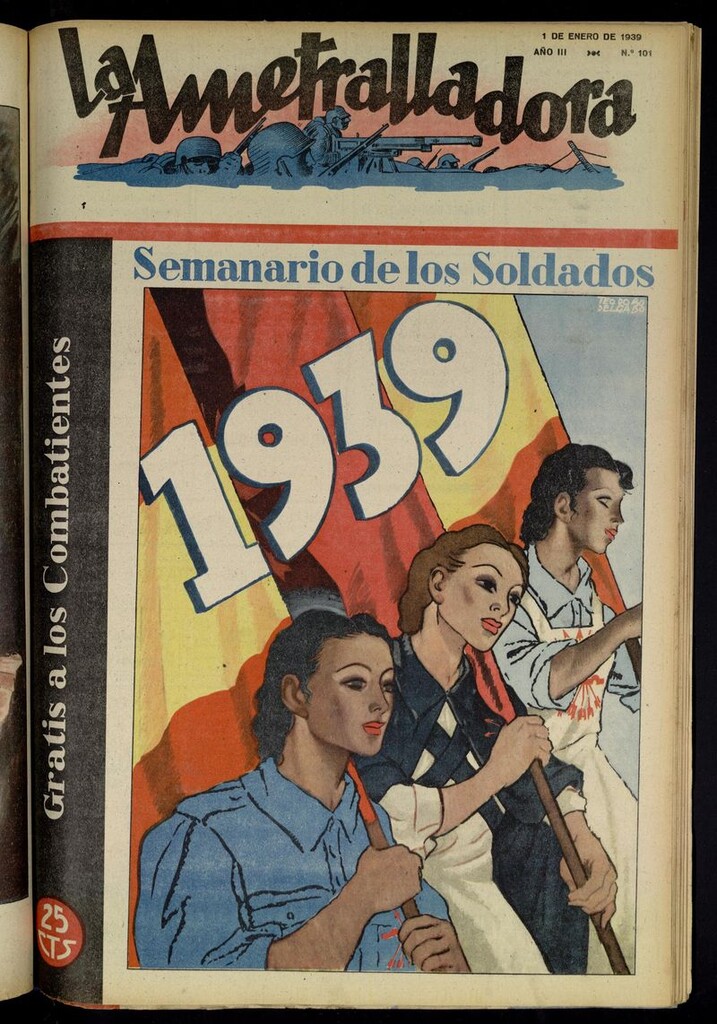 Miniatura de La Ametralladora (Salamanca) del 1 de enero de 1939, nº 101