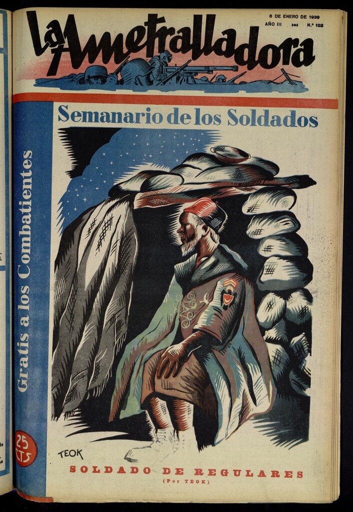 Miniatura de La Ametralladora (Salamanca) del 8 de enero de 1939, nº 102