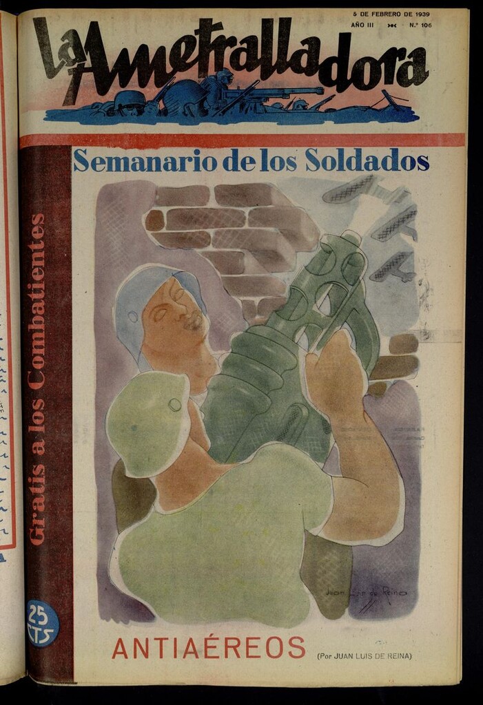 Miniatura de La Ametralladora (Salamanca) del 5 de febrero de 1939, nº 106