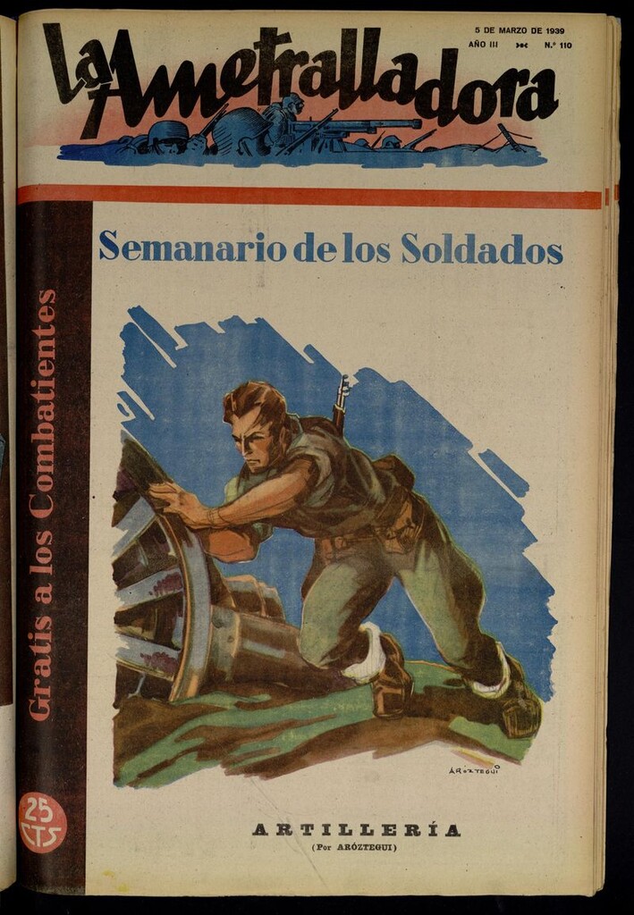 Miniatura de La Ametralladora (Salamanca) del 5 de marzo de 1939, nº 110
