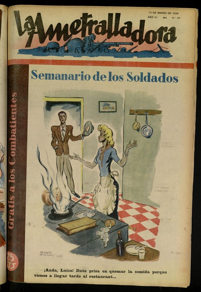 Miniatura de La Ametralladora (Salamanca) del 19 de marzo de 1939, nº 111