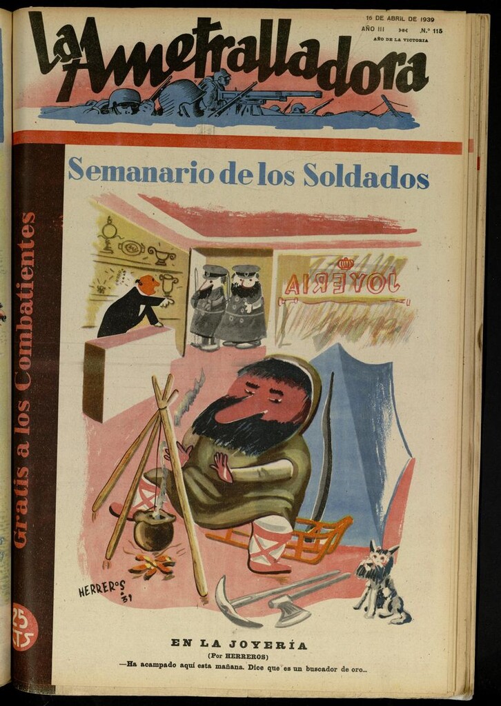 Miniatura de La Ametralladora (Salamanca) del 16 de abril de 1939, nº 115