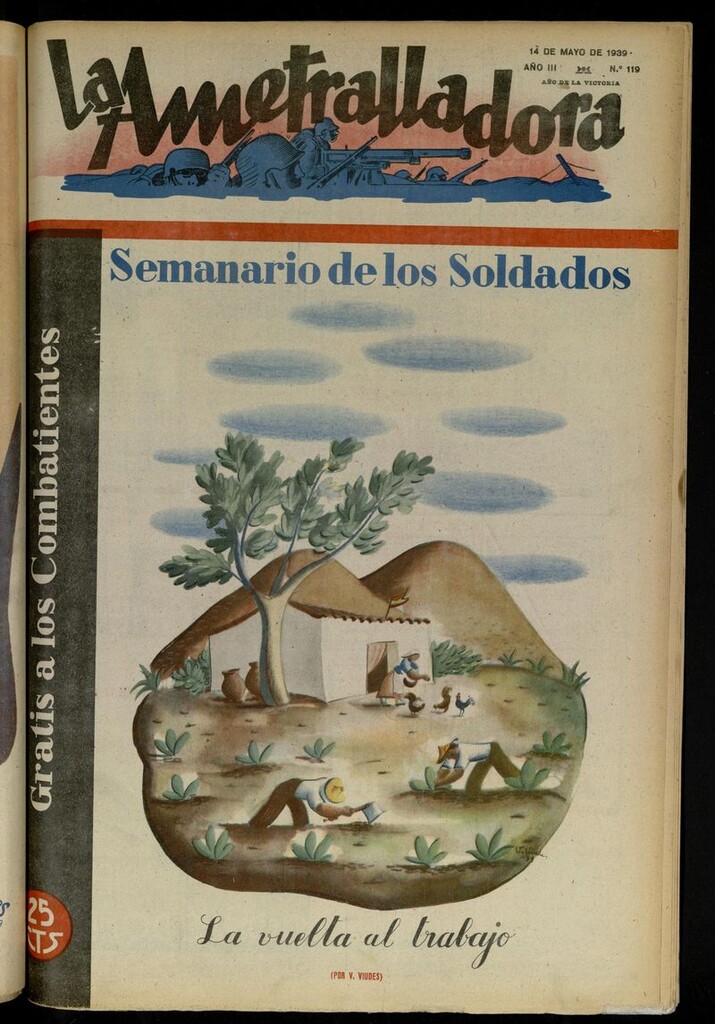 Miniatura de La Ametralladora (Salamanca) del 14 de mayo de 1939, nº 119