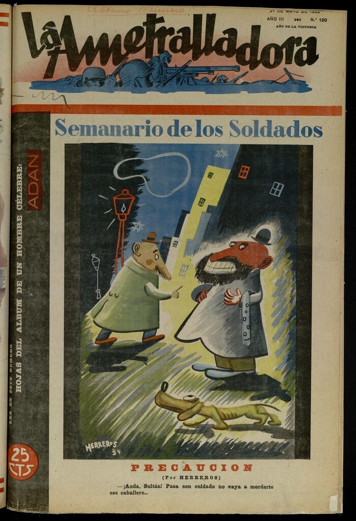Miniatura de La Ametralladora (Salamanca) del 21 de mayo de 1939, nº 120